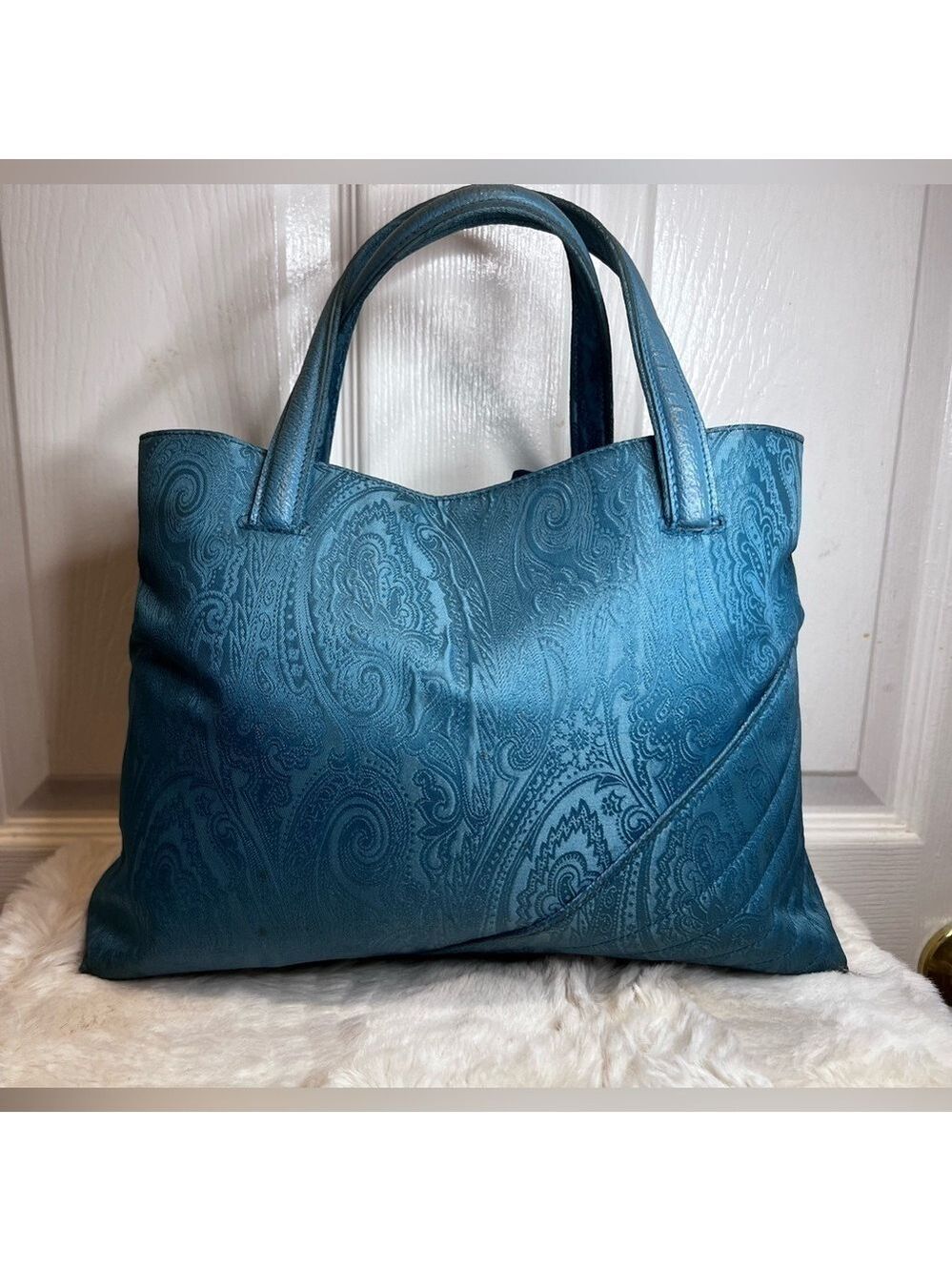 ETRO VINTAGE RARE TOTE PURSE - Picture 2 of 16